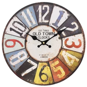 Image of Retro Number Wall Clock