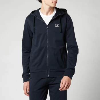 Image of EA7 Mens Core ID Hooded Tracksuit - Night Blue - S