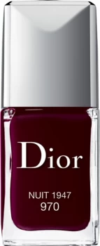 Image of Dior Vernis Couture Colour - Gel Shine Nail Lacquer 10ml 970 - Nuit 1947
