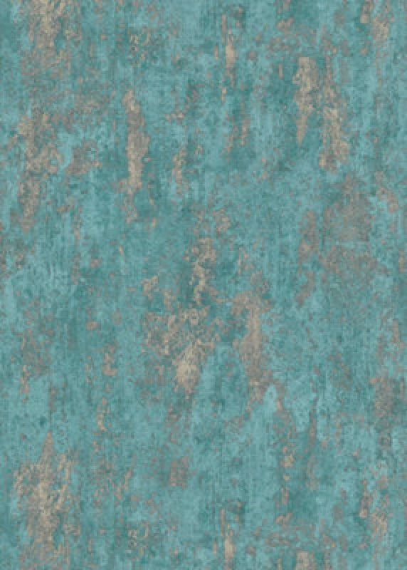 Image of ERISMANN Erismann - Casual Chic Industrial Concrete Teal Wallpaper Paste The Wall Vinyl 10273-18