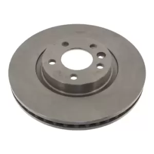 Image of Pair of Brake Discs 43996 by Febi Bilstein Front Axle