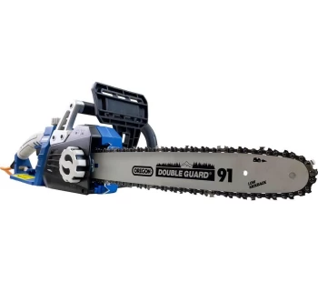 Image of HYUNDAI HYC2400E Corded Electric Chainsaw - Blue & Black