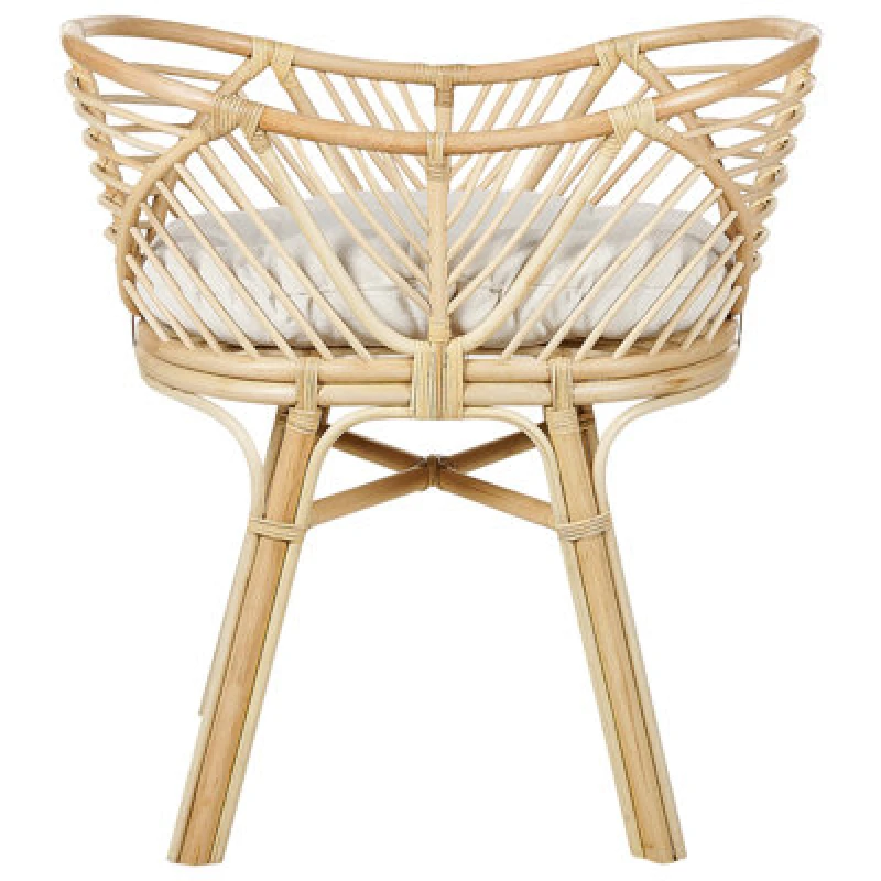 Image of Beliani Bassinet Rattan Gruissan 50 X 70 Cm Natural