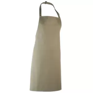 Image of Premier Colours Bib Apron / Workwear (Pack of 2) (One Size) (Olive)