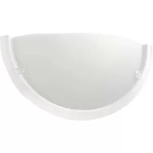 Image of Philips My Living (Circle) E27 Half Moon Wall Light Frosted Glass - 915004225501