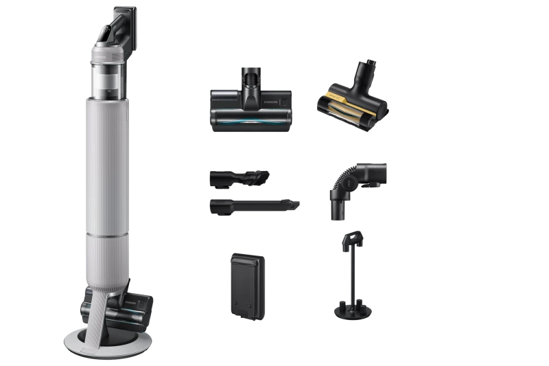 Image of Samsung Bespoke AI Jet Lite Pro Extra Stick Vacuum Cleaner AI Cleaning Mode 2.0 280W Pebble Grey VS80F28DLP/EU Pebble Grey