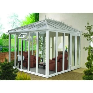 Image of Wickes Edwardian Full Glass Conservatory - 10 x 8 ft
