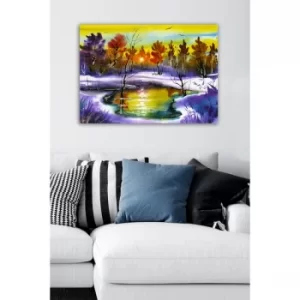 Image of 22759594-5070 Multicolor Decorative Canvas Painting