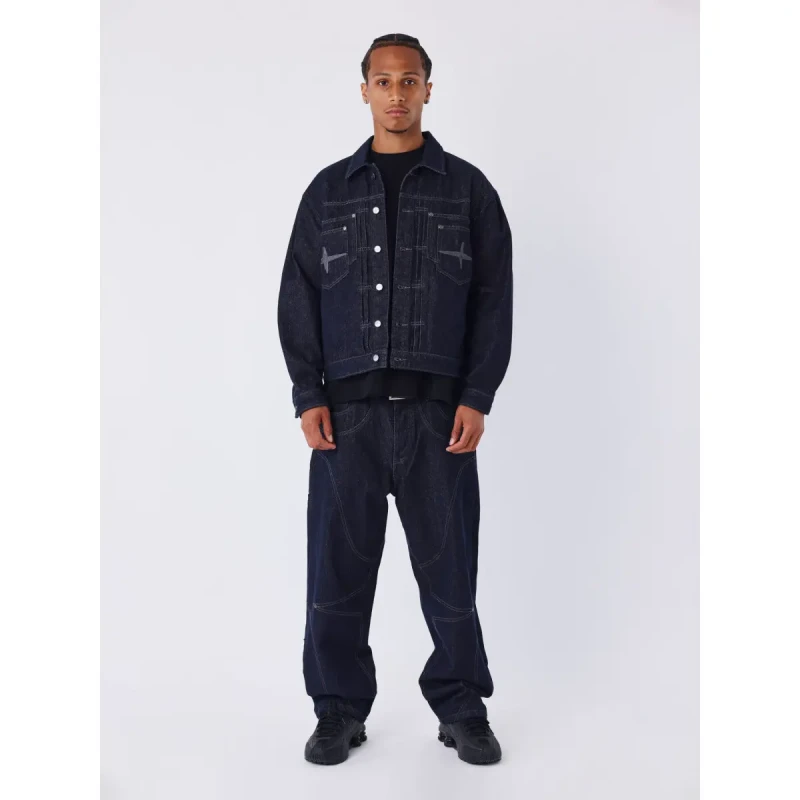 Image of Project X Paris Denim jacket Project X Paris Bleu Male L 2593514_JB