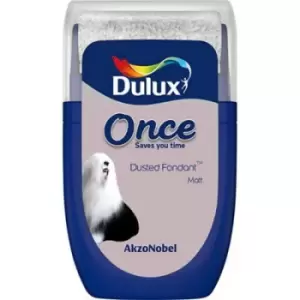 Image of Dulux Once Dusted Fondant Matt Emulsion Paint 30ml