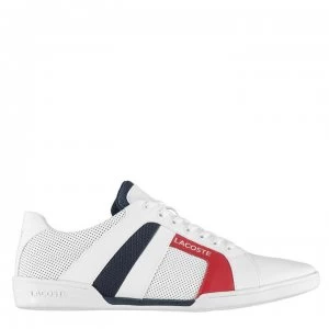 Image of Lacoste Chaymon Club Trainers - White/Navy