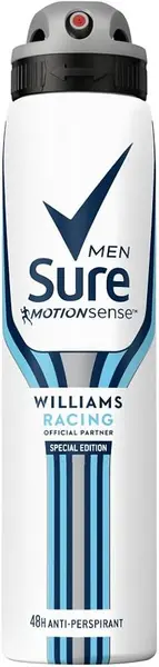 Image of Sure Men Motion Sense William Racing Deodorant 250ml