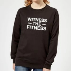 Image of Witness the Fitness Womens Sweatshirt - Black - 4XL - Black