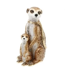 Image of Treasured Trinkets Meerkat & Baby