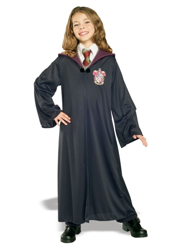 Image of Rubie's Official Harry Potter Gryffindor Classic Robe Costume, Childs Fancy Dress
