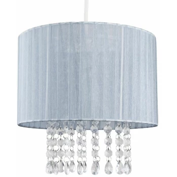 Image of Minisun - Ceiling Chandelier Lamp Shade Light Acrylic Jewel Lighting - Grey
