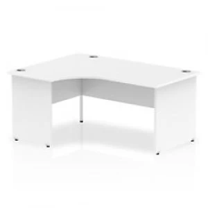 Image of Impulse Panel End 1600 Left Hand Crescent Desk White