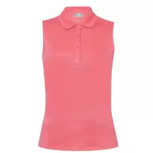Image of Callaway Sleeveless Knit Polo Shirt Ladies - Pink