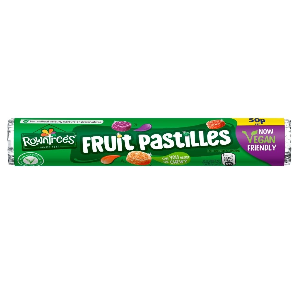 Image of Rowntrees Fruit Pastilles Tube 125g