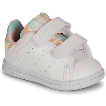Image of adidas STAN SMITH CF I Girls Childrens Shoes Trainers in White