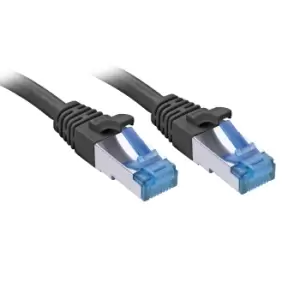 Image of Lindy 47414 networking cable Black 2m Cat6a S/FTP (S-STP)
