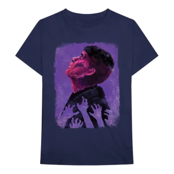 Image of Peaky Blinders - Dragging Tommy Down Unisex Medium T-Shirt - Blue