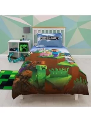 Image of Minecraft Epic Single Panel Duvet Set