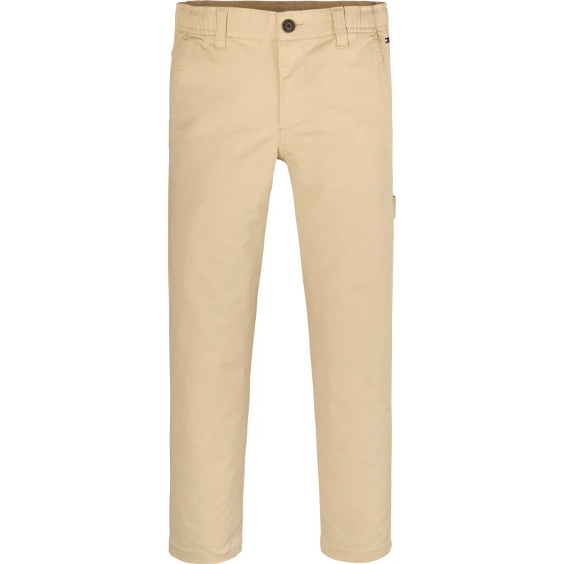 Image of Tommy Hilfiger Skater Pull-On Woven Pants Juniors - Cream Cream One Size