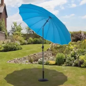 Image of Shanghai Garden Parasol by Croft - 2.7M Blue