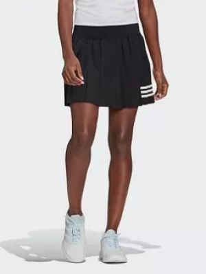 Image of adidas Club Tennis Pleated Skirt, White/Grey, Size XL, Women