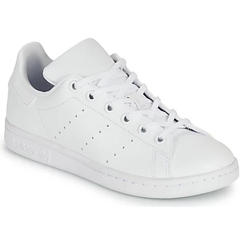 Image of adidas STAN SMITH J SUSTAINABLE boys's Childrens Shoes Trainers in White kid