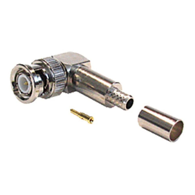 Image of Cablenet Cablenet BNC Right Angle Crimp Plug RG59 Turned BNC5-59
