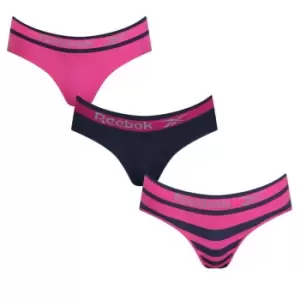 Image of Reebok 3 Pack Bona Briefs Womens - Pink