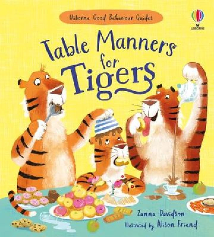 Image of Zanna Davidson Table Manners for Tigers Book Multi unisex