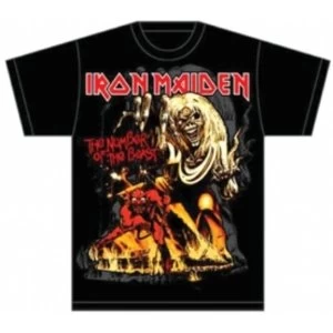 Image of Iron Maiden Number of the Beast Graphic Mens TS: Medium