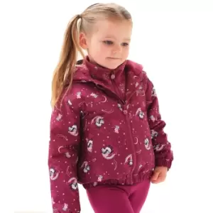 Image of Regatta Girls Peppa Muddy Puddle Waterproof Insulated Coat 36-48 Months