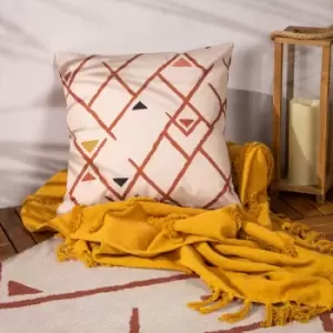 Image of Inka Outdoor Cushion Brick, Brick / 43 x 43cm / Polyester Filled