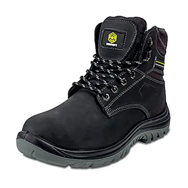 Image of Beeswift Beeswift Dual Density PU Steel Toe Cap Ankle Boots 1 Pair Black 06 CF56BL06