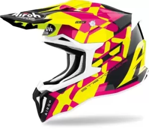 Image of Airoh Strycker XXX Carbon Motocross Helmet, pink Size M pink, Size M