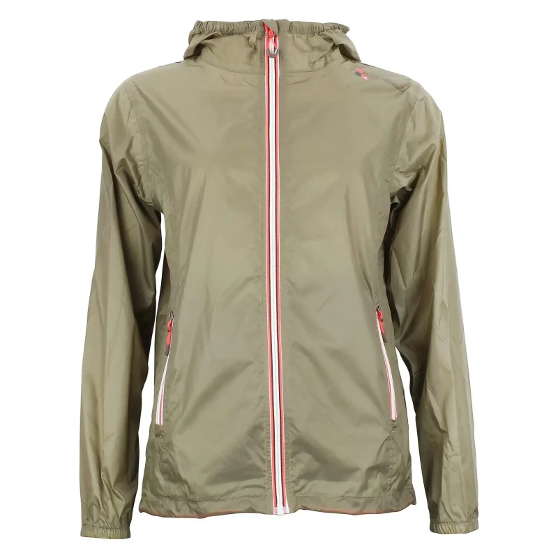 Image of Peak Mountain Girl's waterproof jacket Peak Mountain Garanew Gris Female 12 ans GARANEW/FL/TAUPE
