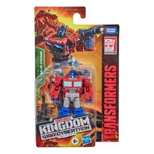 Image of Hasbro Transformers Generations War for Cybertron: Kingdom Core Class WFC-K1 Optimus Prime Action Figure