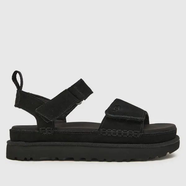Image of UGG goldenstar sandals in Black UK 8