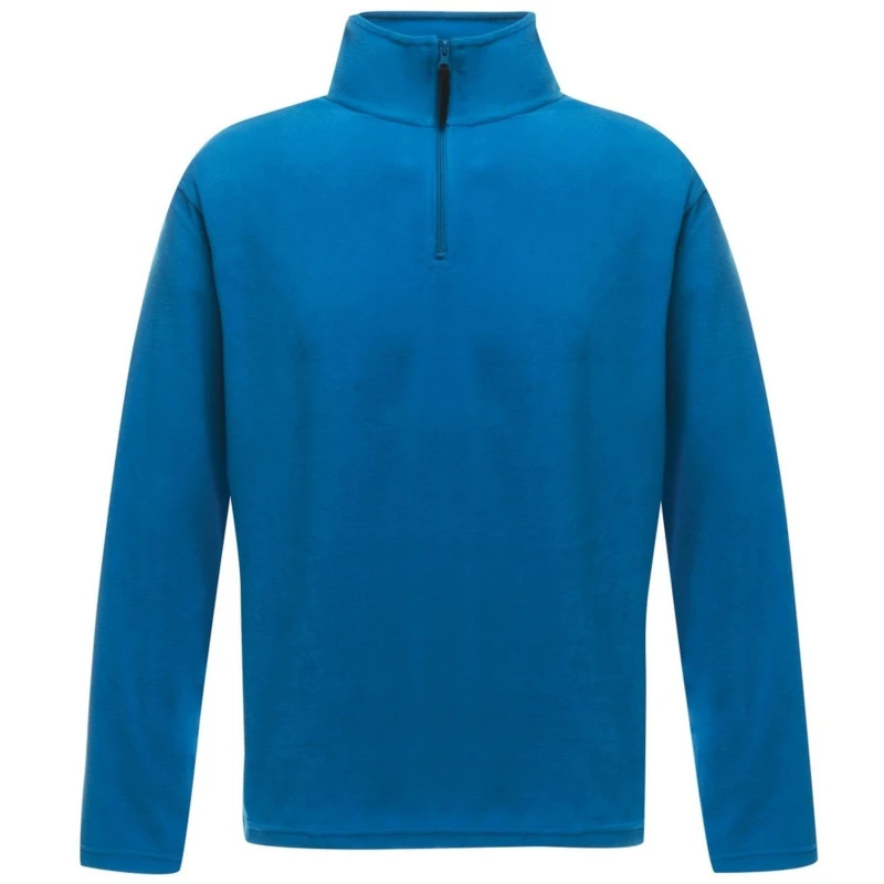 Image of Regatta Professional Mens Micro Zip Neck Fleece Top in Dark Indigo Size: Large Dark Indigo Male L