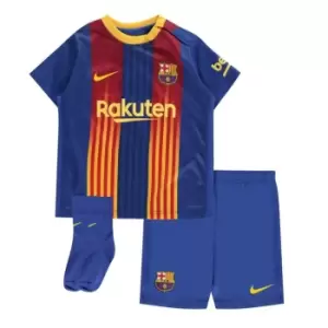 Image of Nike FC Barcelona Home Kit 2021 2022 Infants - Multi