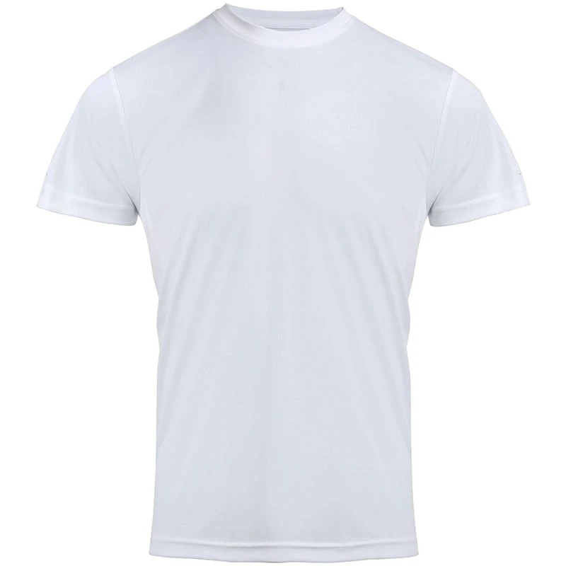 Image of Premier Premier Men Chefs Coolchecker Short Sleeve T-Shirt in White Size: Medium White M Male 5057520151076
