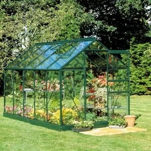 Image of BQ Metal 6x10 Toughened safety glass greenhouse