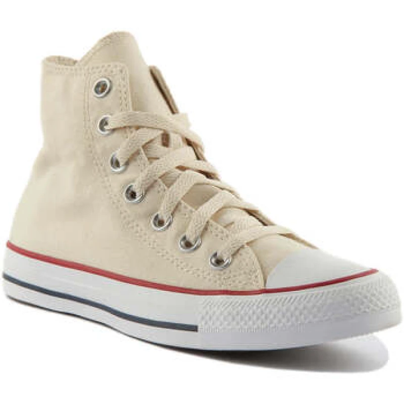 Image of Converse Chuck Taylor All Star High 159484 womens Trainers in Beige