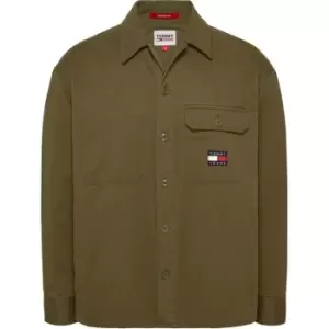 Image of Tommy Jeans Tjm Essential Overshirt - Green