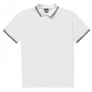Image of Pierre Cardin XL Tipped Polo Shirt Mens - White