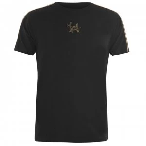 Image of Cruyff Cromme T Shirt - Black